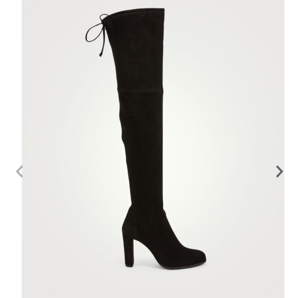 Stewart Weitzman Highland tall suede over the knee boot.